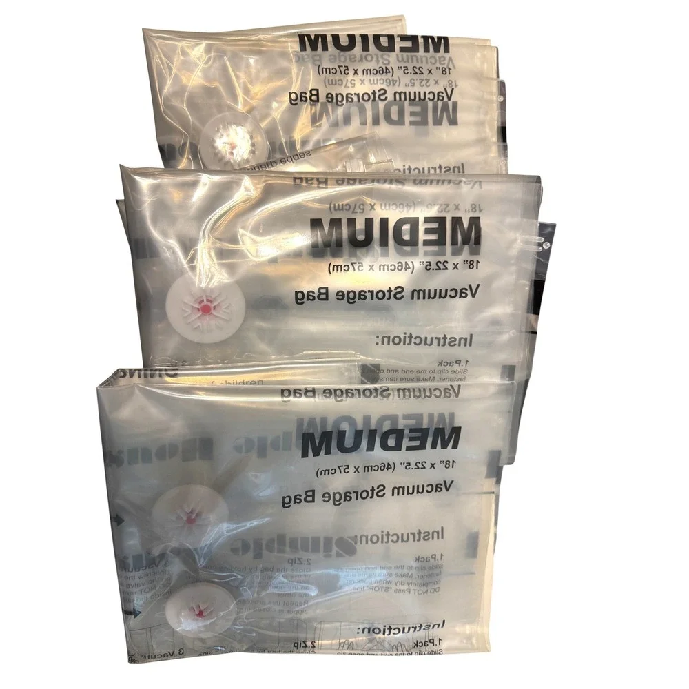 Simple Houseware 8PK Variety Vacuum Storage Bags Assorted Sizes BO-13A-1#EL01